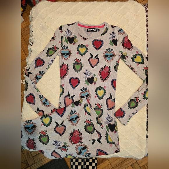 HOUSE OF HOLLAND Long Sleeve Cotton Fitted Maxi Dress - Picture 1 of 10